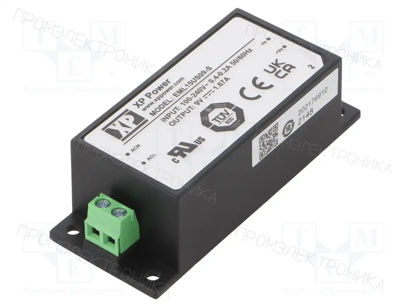 XP POWER EML15US09-S — Блоки питания для встраивания
