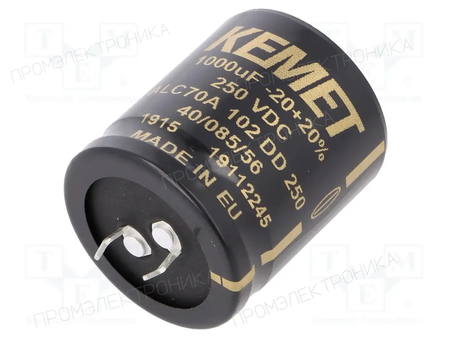 KEMET ALC70A102DD250 — Конденсаторы электролитические SNAP-IN