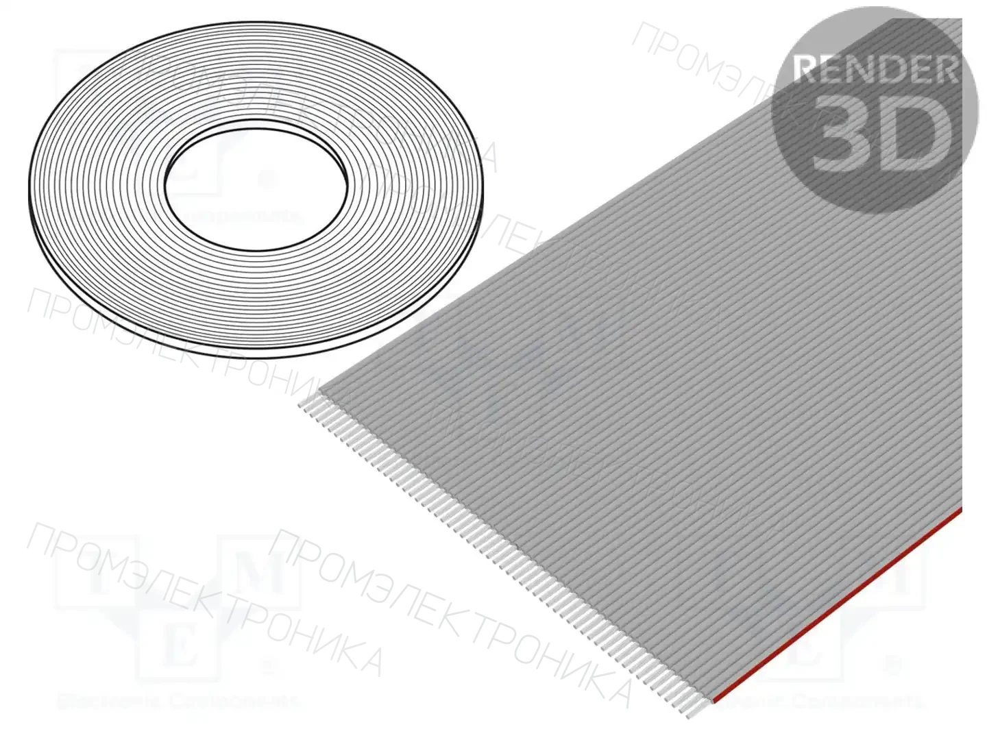 BQ CABLE FLC-60/30-E — Провода ленточные одноцветные