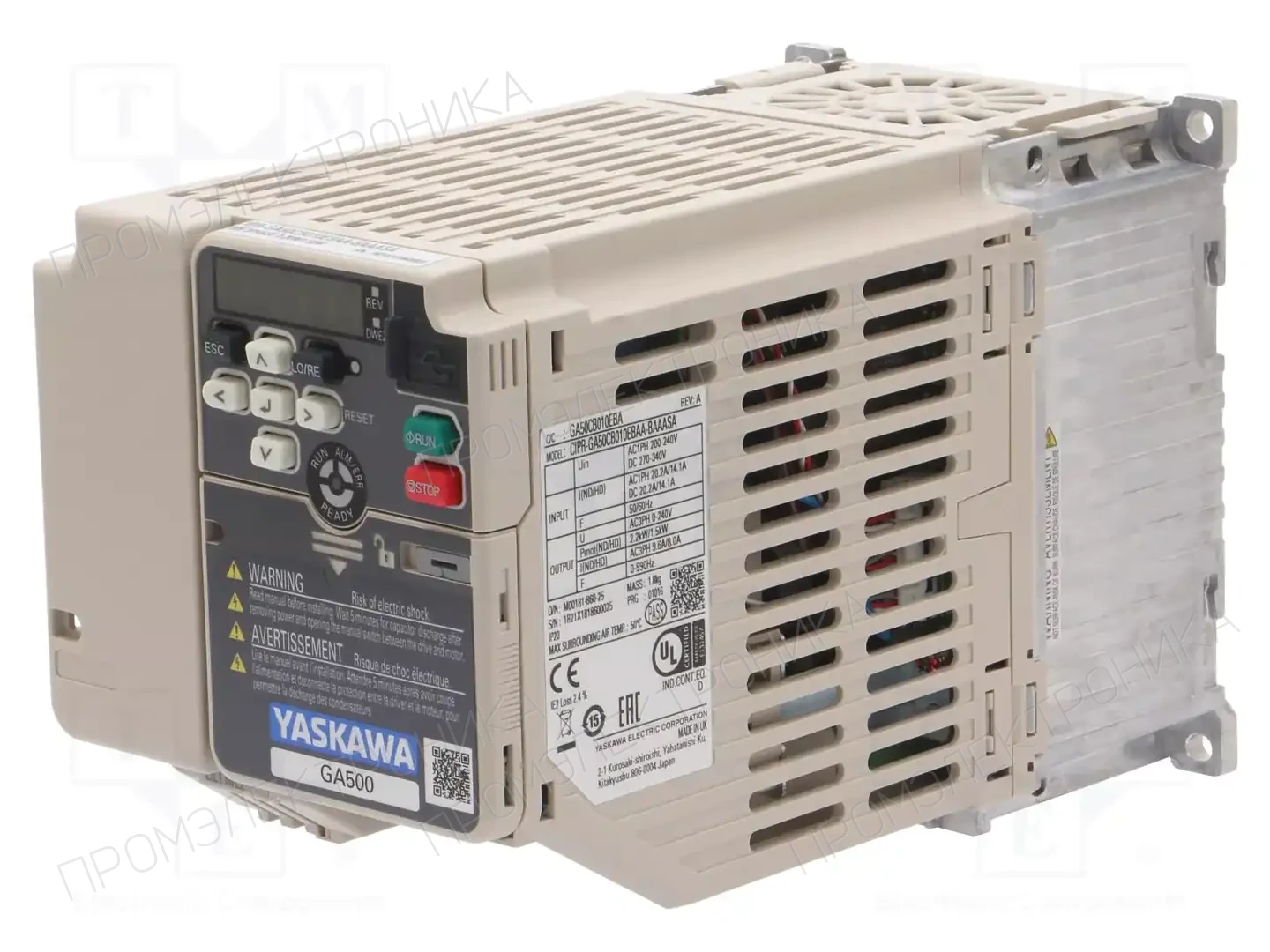 YASKAWA CIPR-GA50CB010EBAA-BAAASA — Однофазные инверторы
