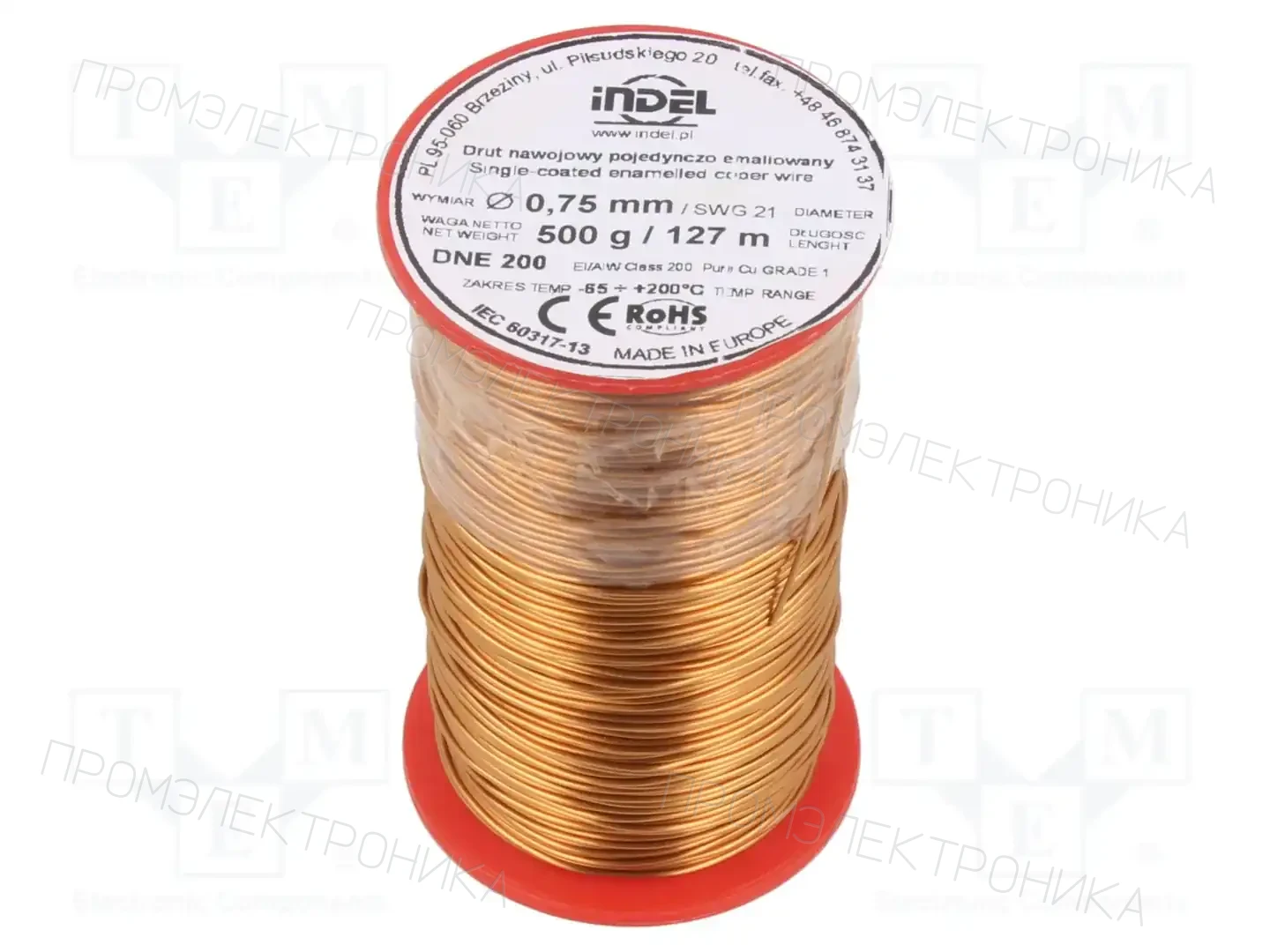 INDEL DNE0,75-500G — Проволока обмоточная