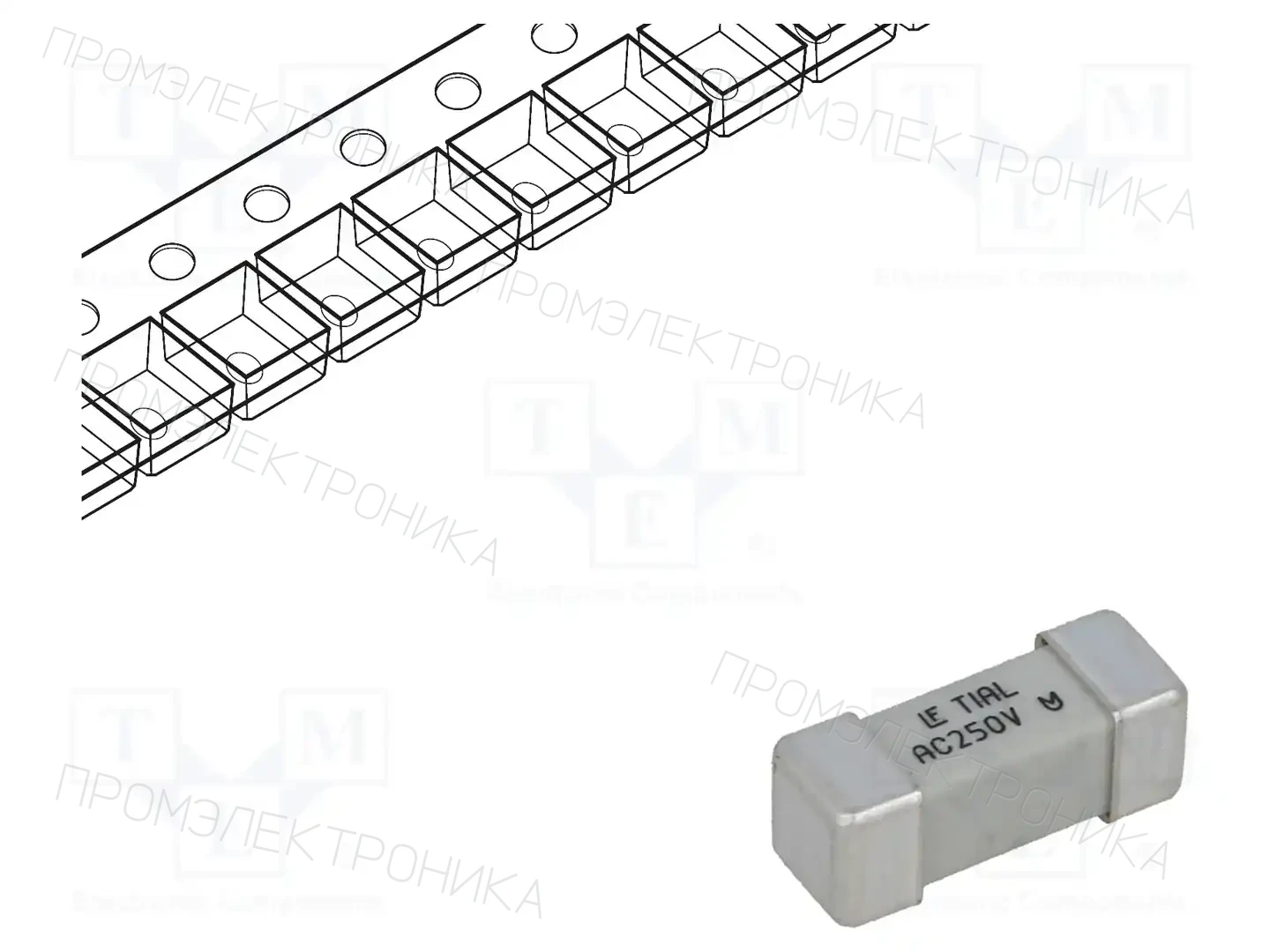 LITTELFUSE 0465001.DR — Предохранители SMD UMT медленные