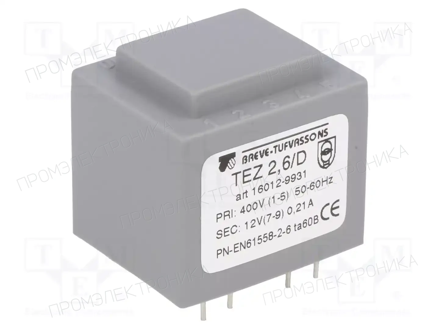 BREVE TUFVASSONS 16012-9931 — Трансформаторы PCB