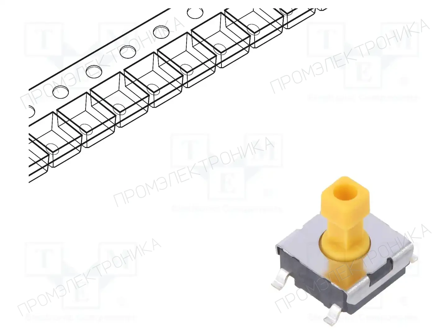 OMRON Electronic Components B3FS1052P — Микропереключатели TACT