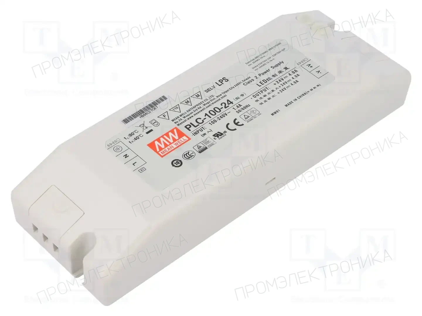 MEAN WELL PLC-100-24 — Блоки питания для LED