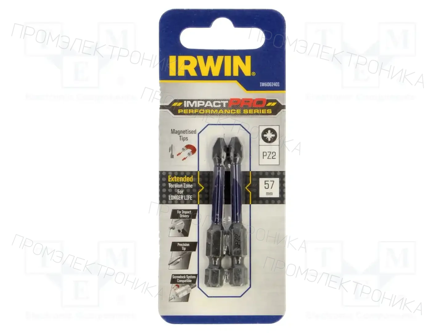 IRWIN IW6061401 — Наконечники для отверток