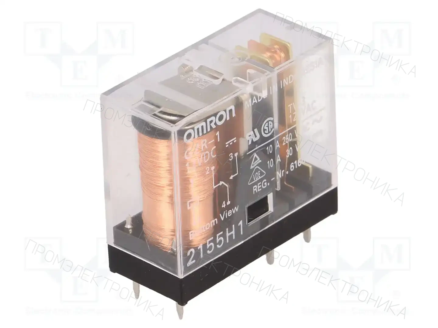 OMRON Electronic Components G2R-1 12VDC — Реле электромагн. миниатюрные
