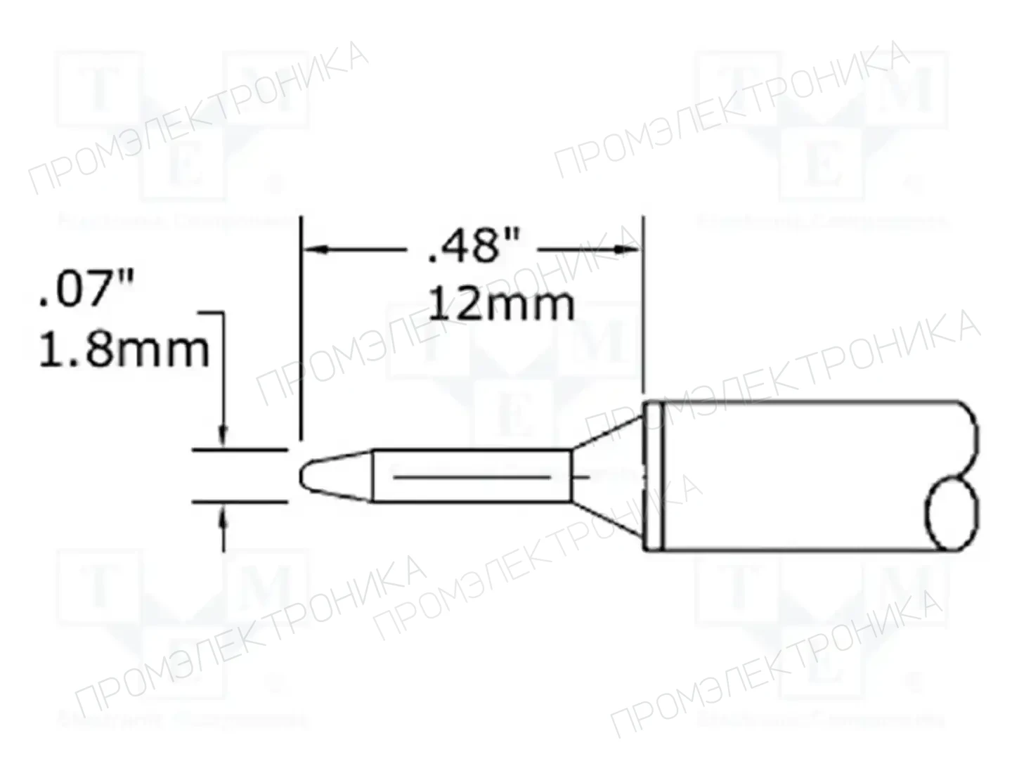METCAL CVC-9CN1208S — Жала паяльников