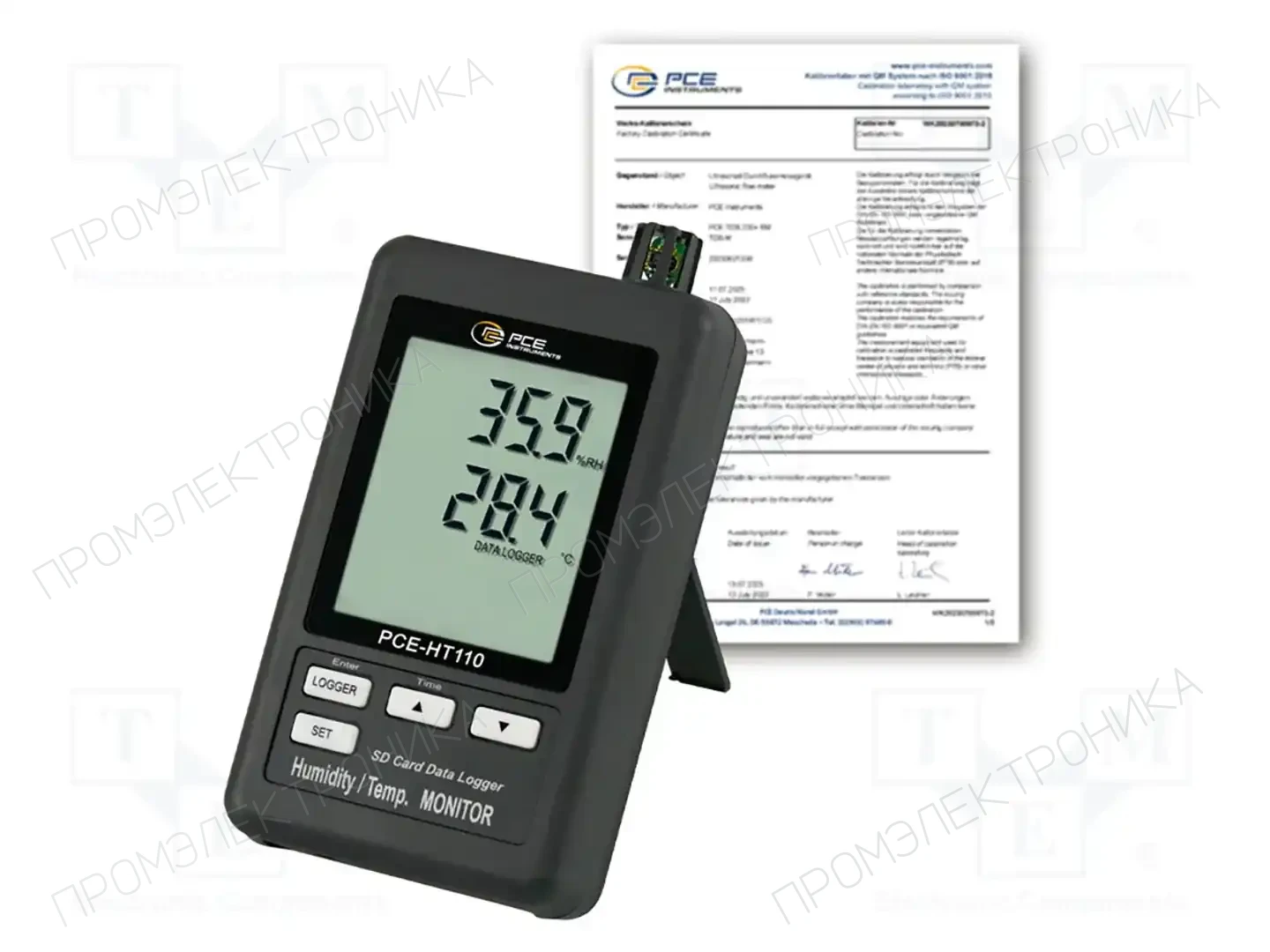 PCE INSTRUMENTS PCE-HT110-ICA — Регистраторы температуры и влажности