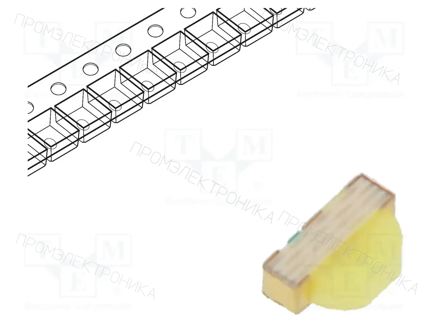 BROADCOM (AVAGO) ASMT-CW00 — Светодиоды SMD белые
