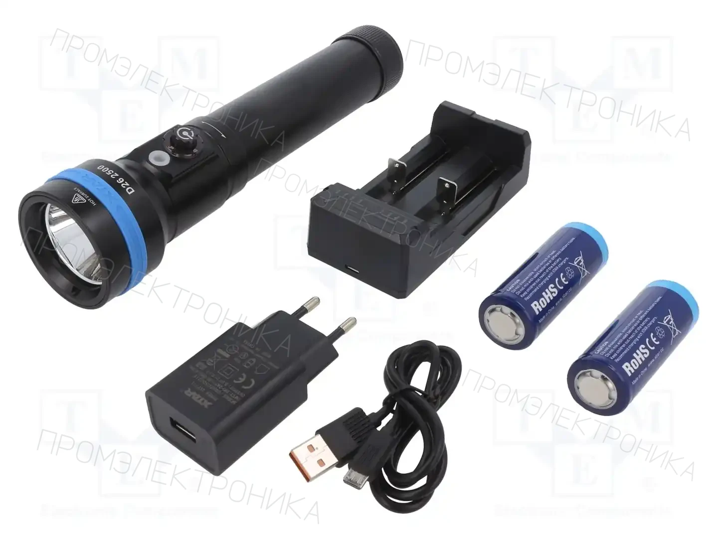XTAR D26 LONG 2500 SET 26650 X 2 FULL SET — Фонарики