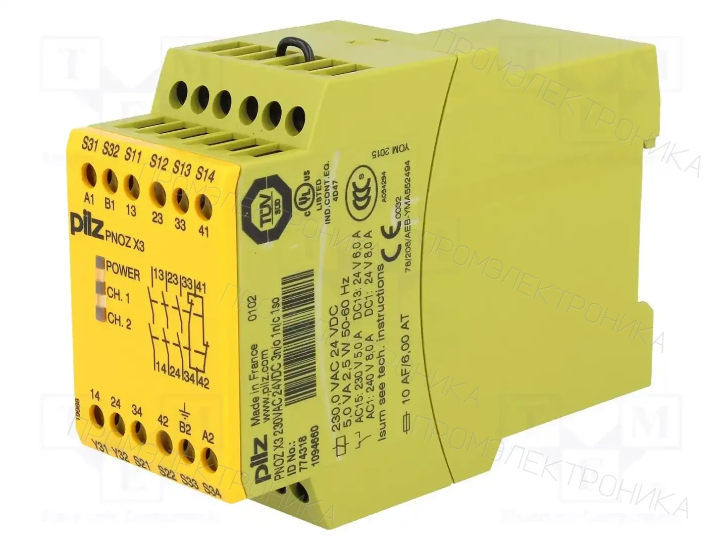 PILZ 774318 — Выключат. безопасности - мод. управления