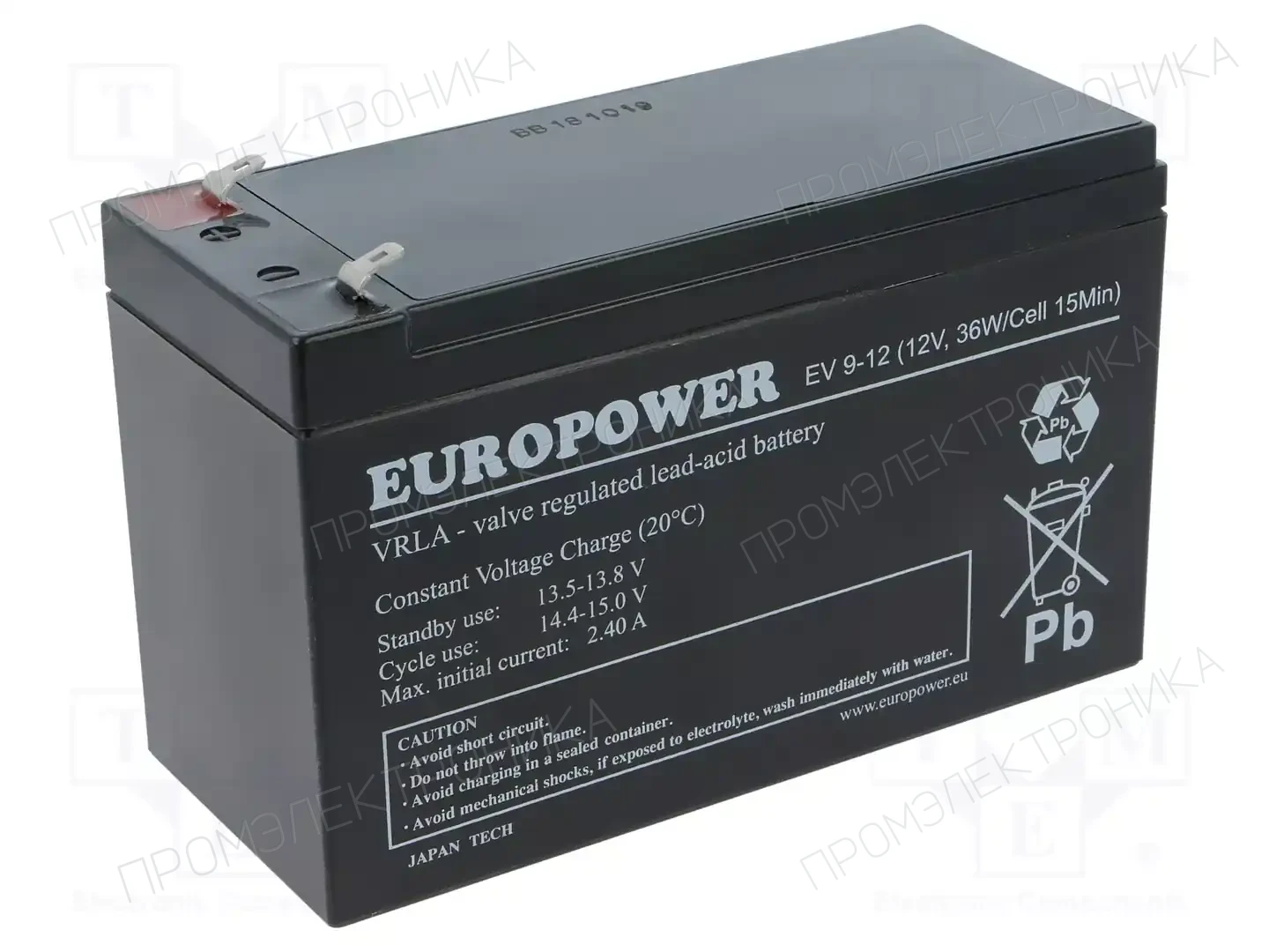 EUROPOWER EV 9-12 — Аккумуляторы кислотные