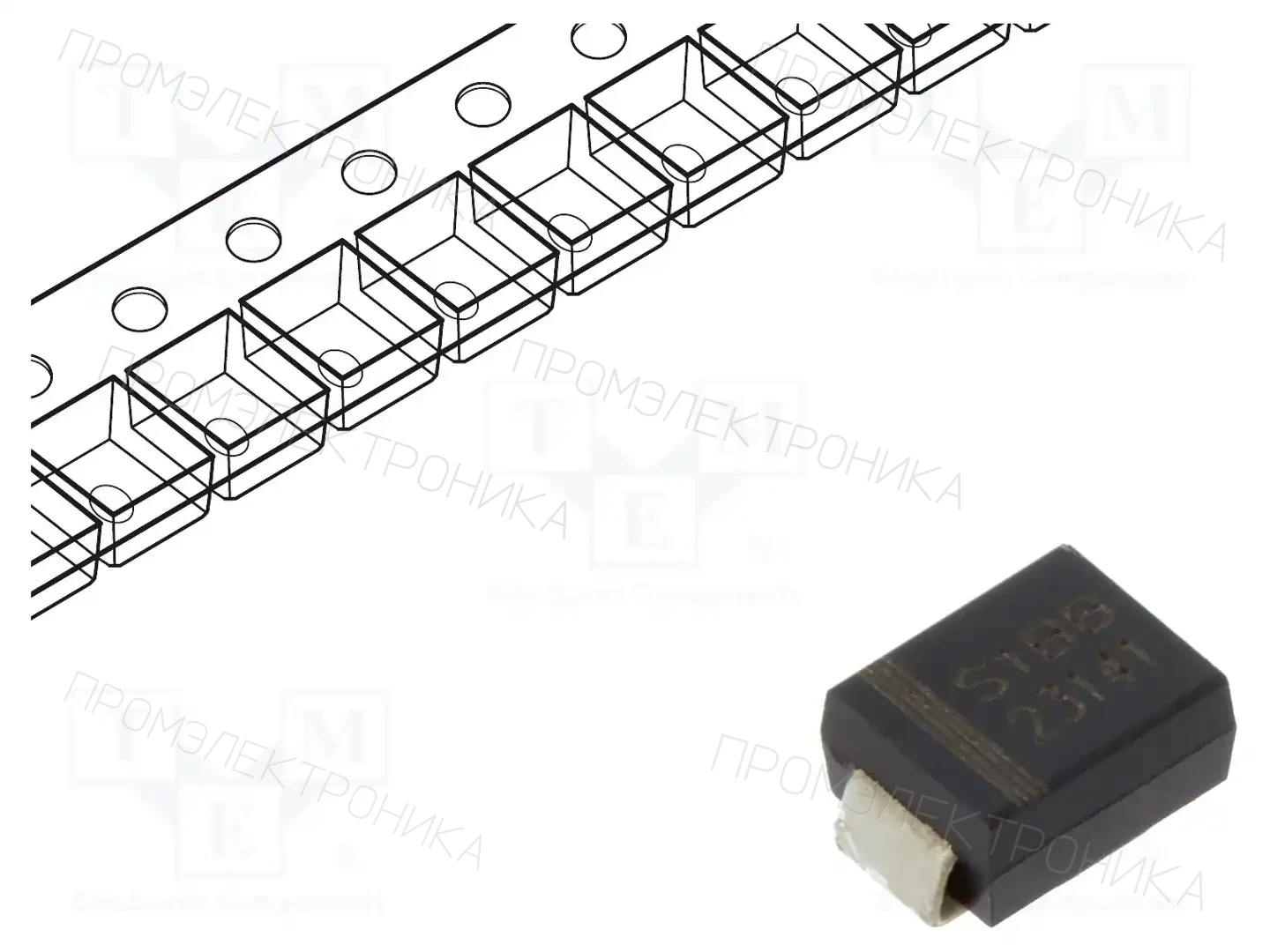 SMC DIODE SOLUTIONS S1BBTR — Универсальные диоды SMD
