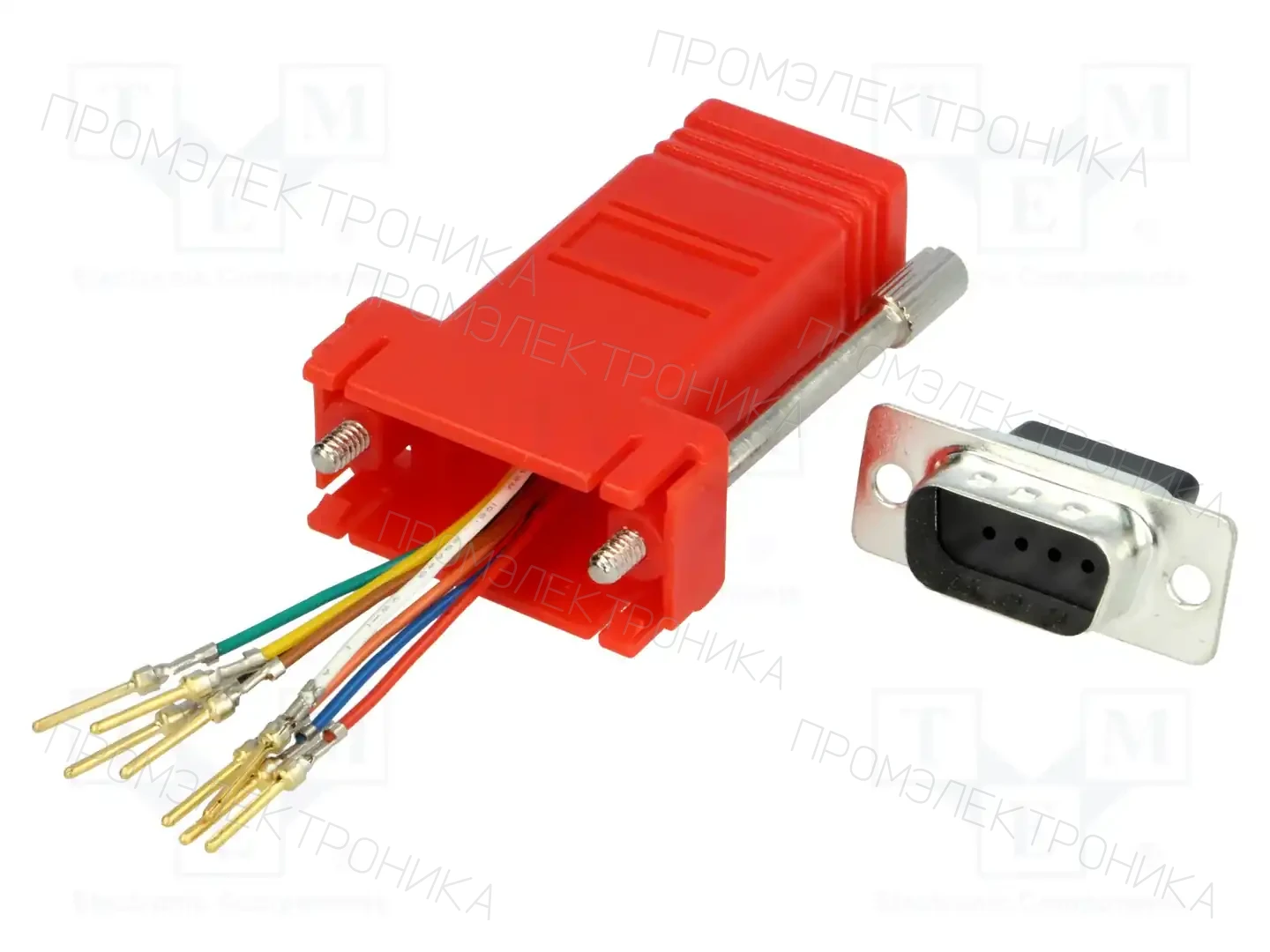 MH CONNECTORS DA9-PMJ8-R-K — Адаптеры D-Sub