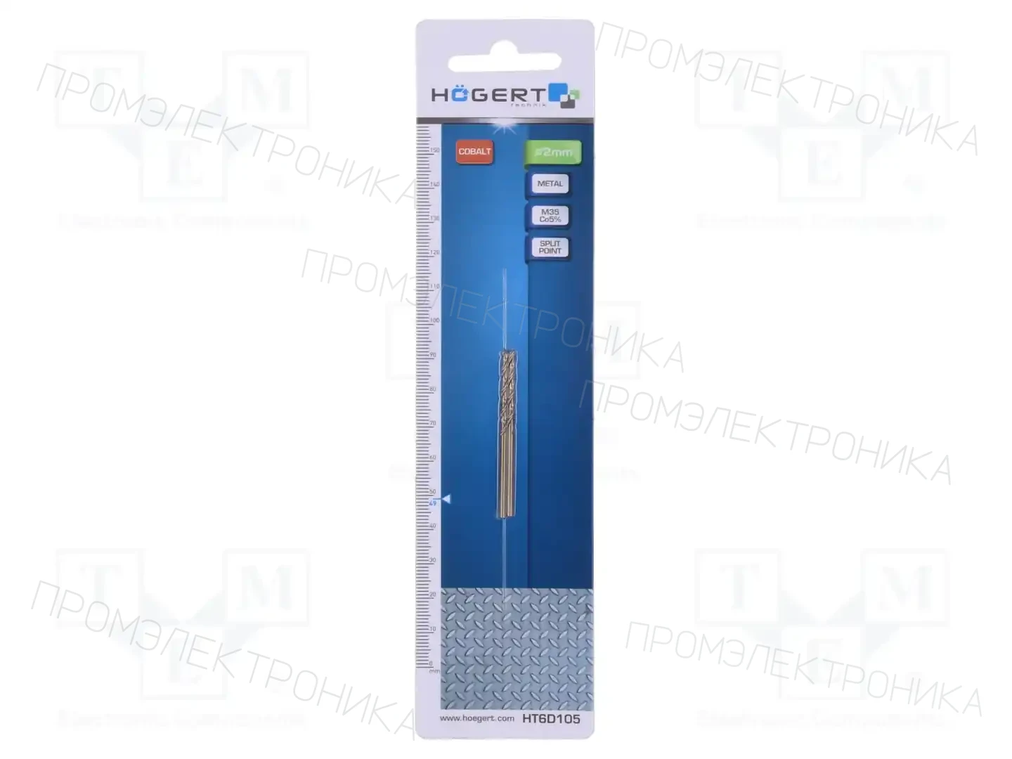 HÖGERT TECHNIK HT6D105 — Сверла по металлу