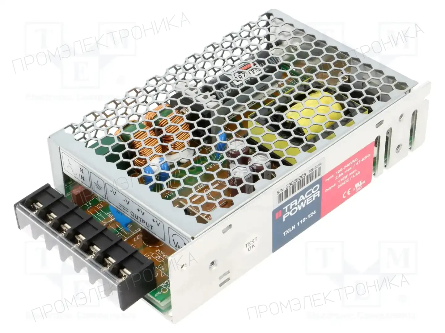 TRACO POWER TXLN 110-124 — Блоки питания для встраивания