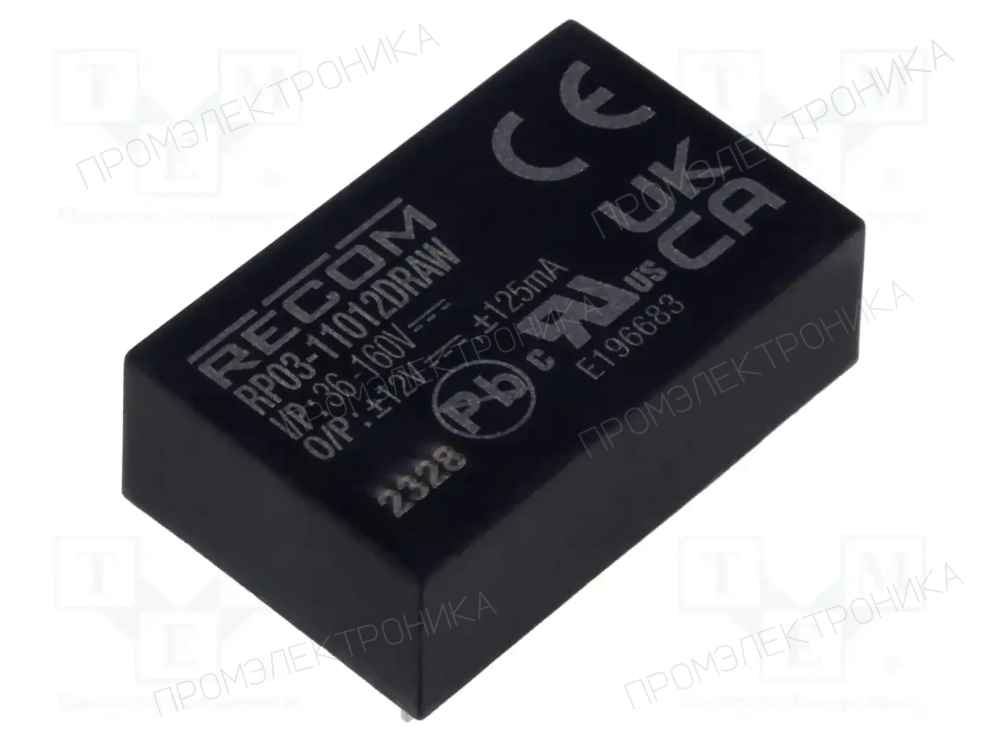 RECOM RP03-11012DRAW — Преобразователи DC/DC