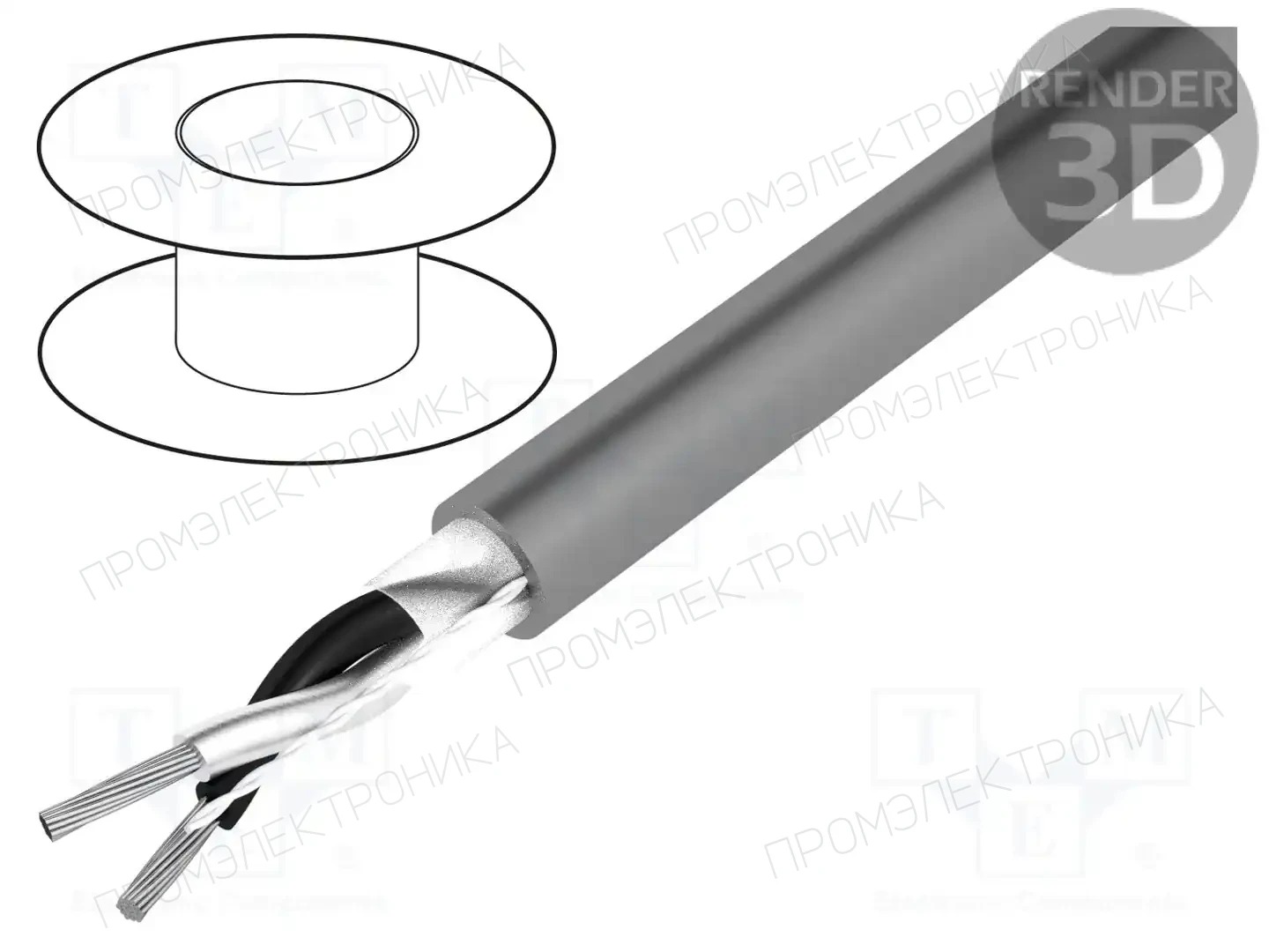 ALPHA WIRE B964011 GE321 — Провода многожильные неекранированные