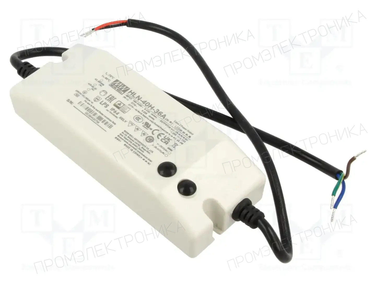 MEAN WELL HLN-40H-36A — Блоки питания для LED