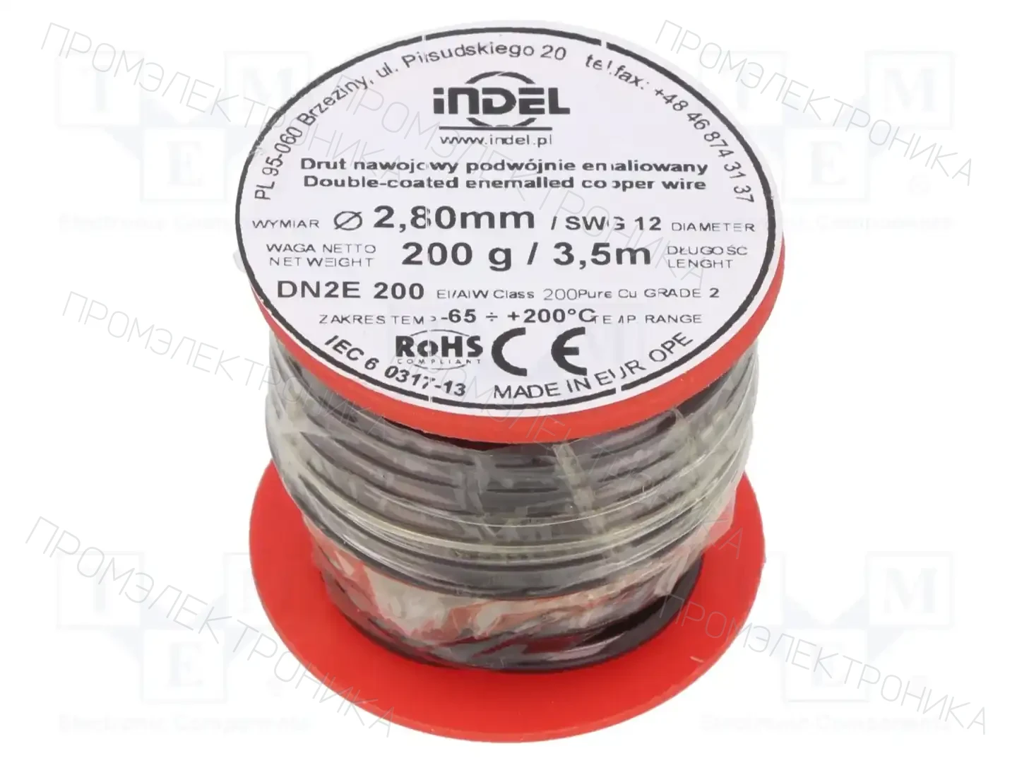 INDEL DN2E2,8-200G — Проволока обмоточная