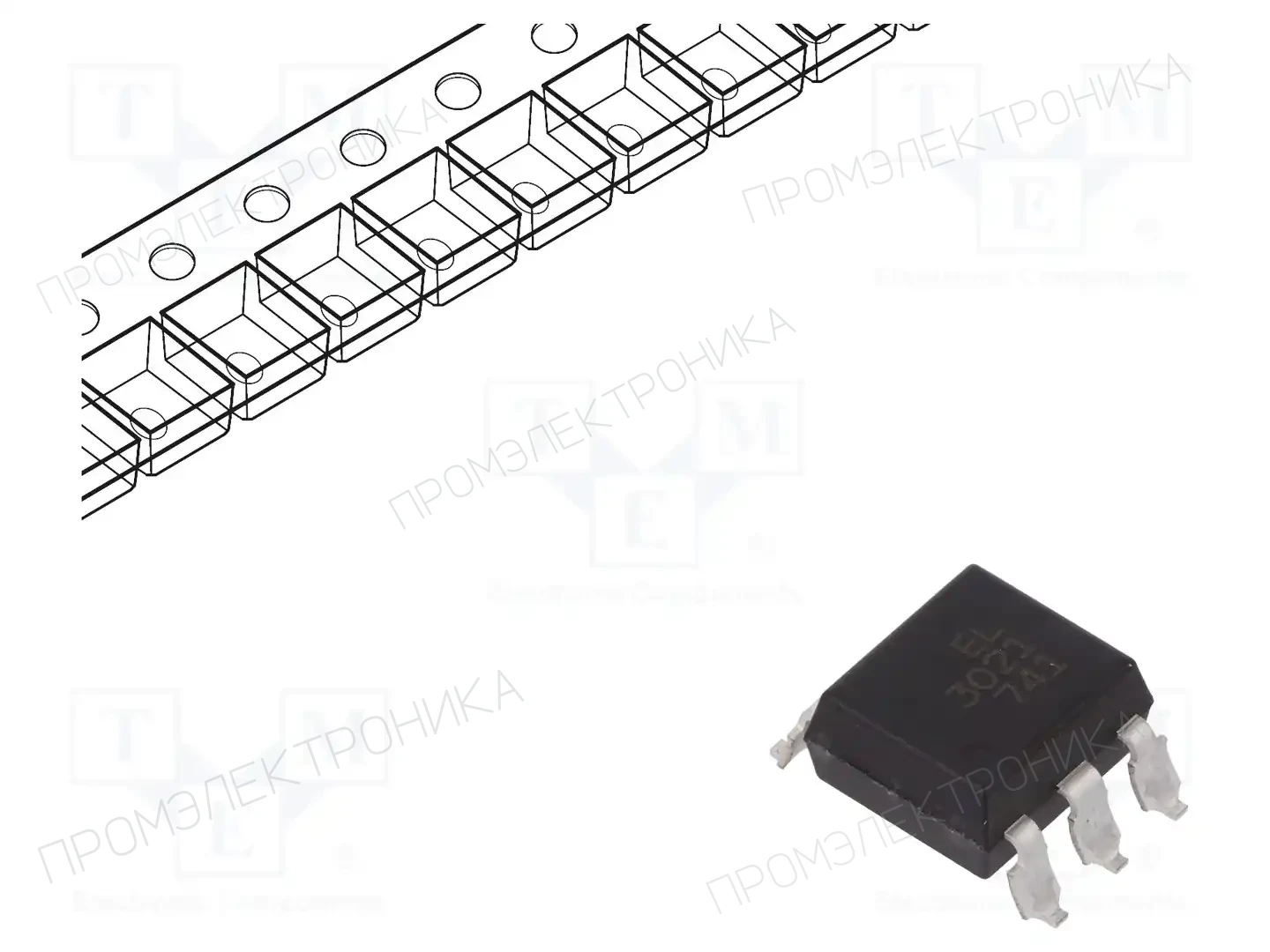 EVERLIGHT EL3021S(TA) — Оптотриаки