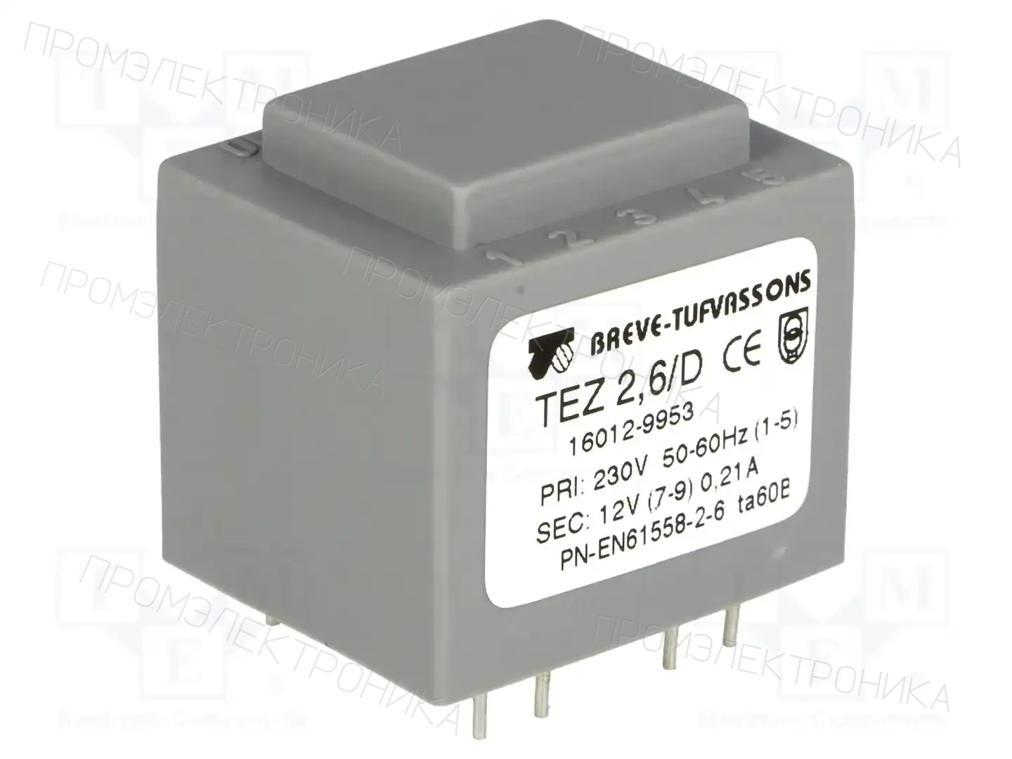 BREVE TUFVASSONS 16012-9953 — Трансформаторы PCB
