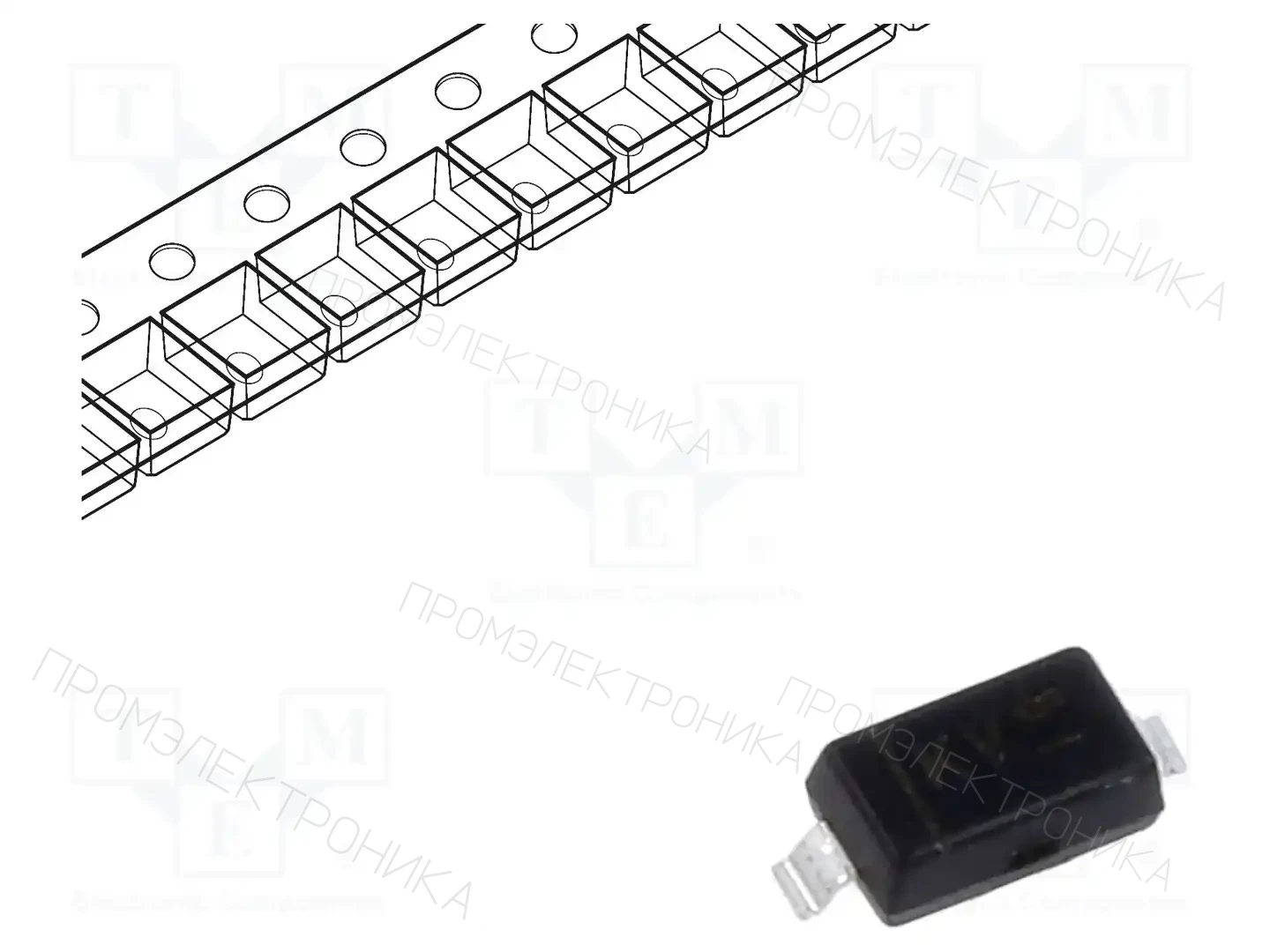DIODES INCORPORATED DDZ12B-7 — Стабилитроны SMD