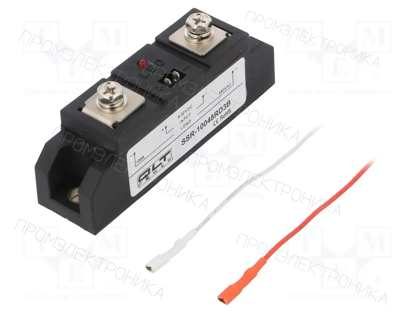 QLT POWER SSR-10048RD3B — Реле SSR однофазные
