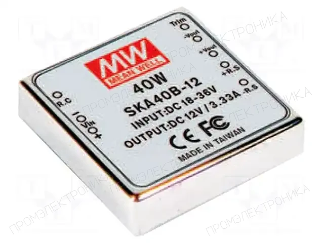 MEAN WELL SKA40A-15 — Преобразователи DC/DC