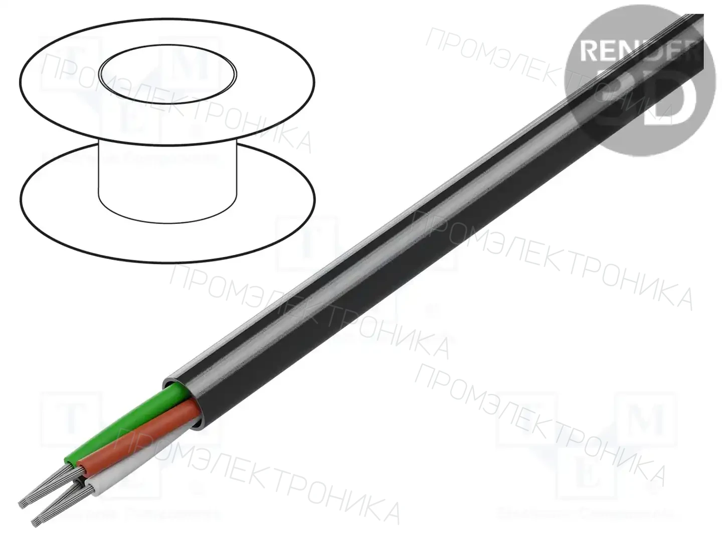 BELDEN 8489 060100 — Провода многожильные неекранированные