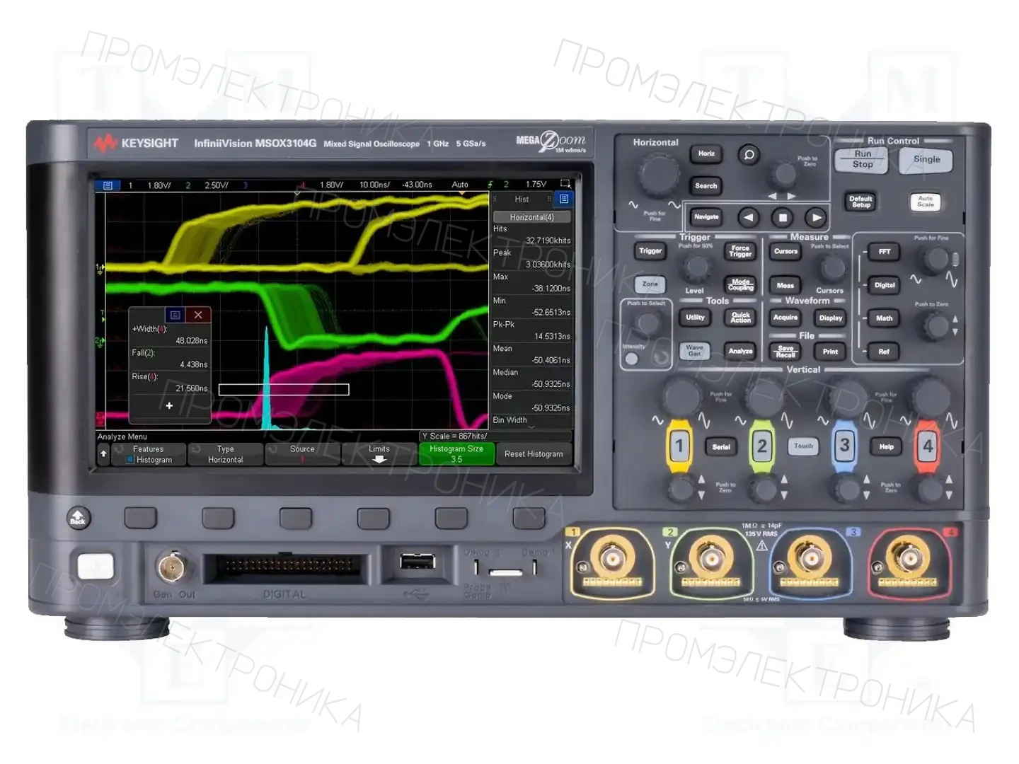 KEYSIGHT DSOX3104G — Осциллоскопы цифровые