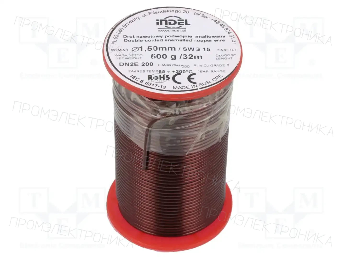 INDEL DN2E1,50-500G — Проволока обмоточная