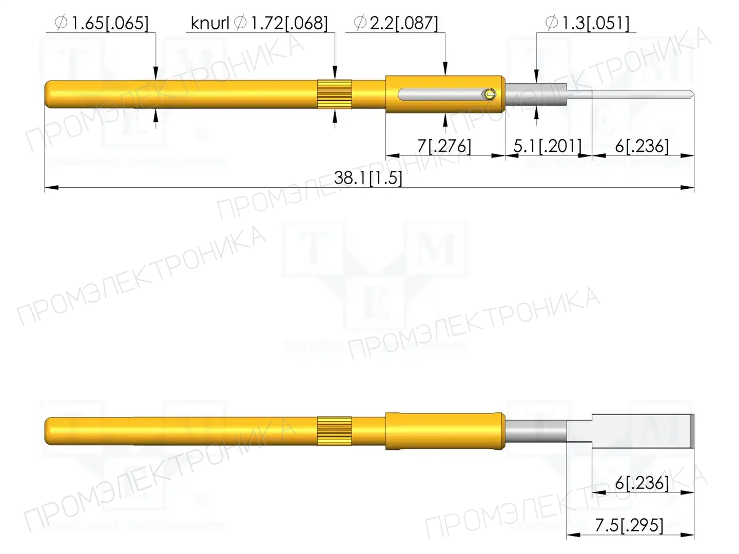 INGUN GKS-710 220 050 R 1507 — Измерительные щупы