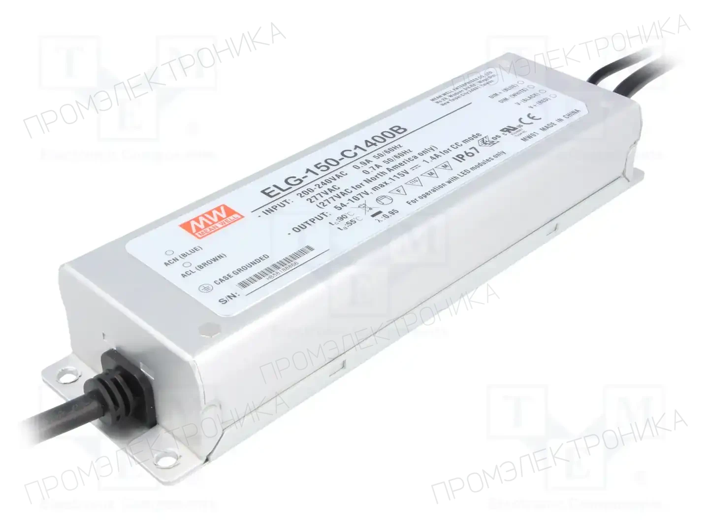 MEAN WELL ELG-150-C1400B — Блоки питания для LED