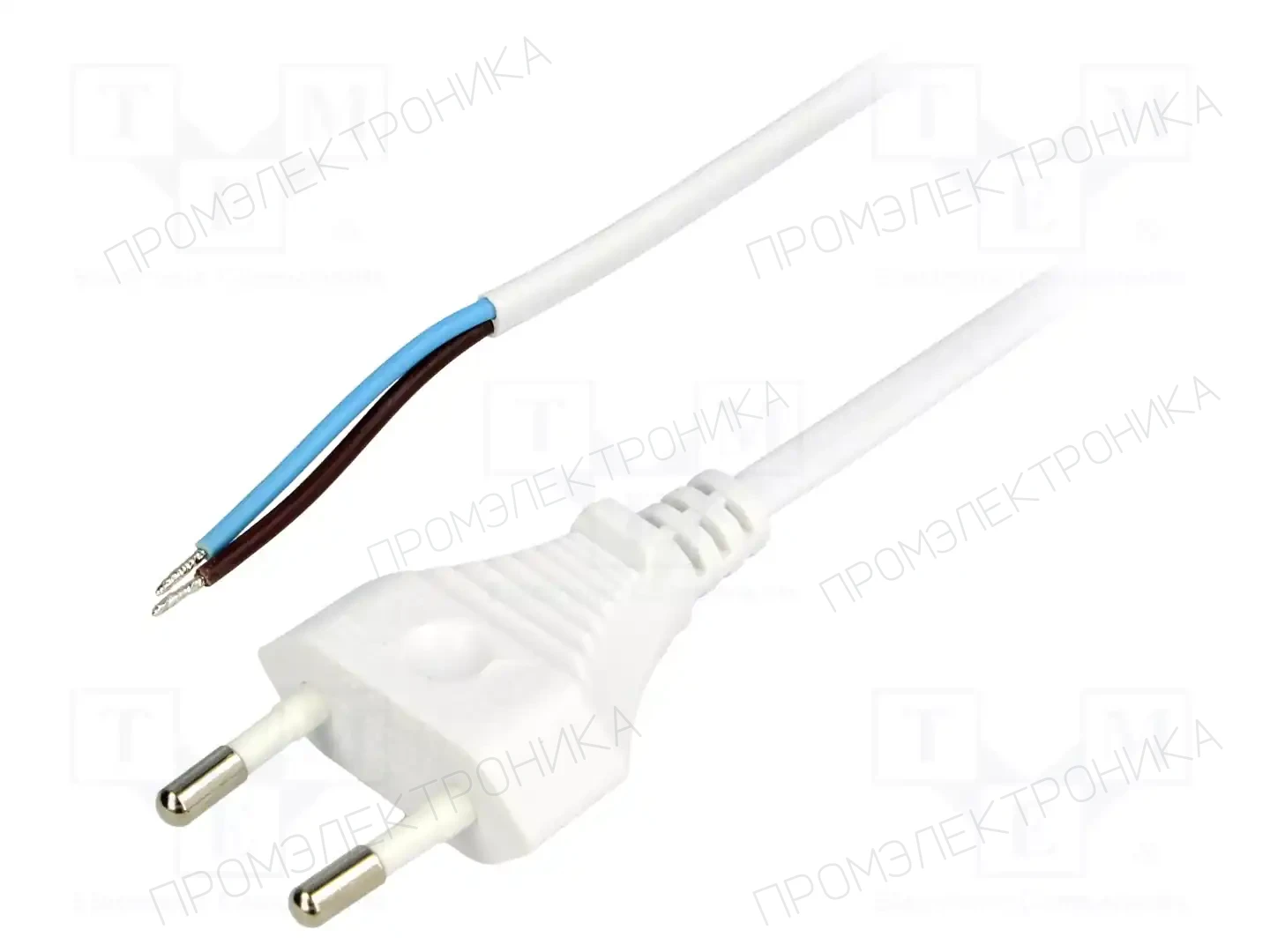 LIAN DUNG LT207 H03VVH2-F 2X0.75 2.5M WHT — Кабели питания компьютерные и универс