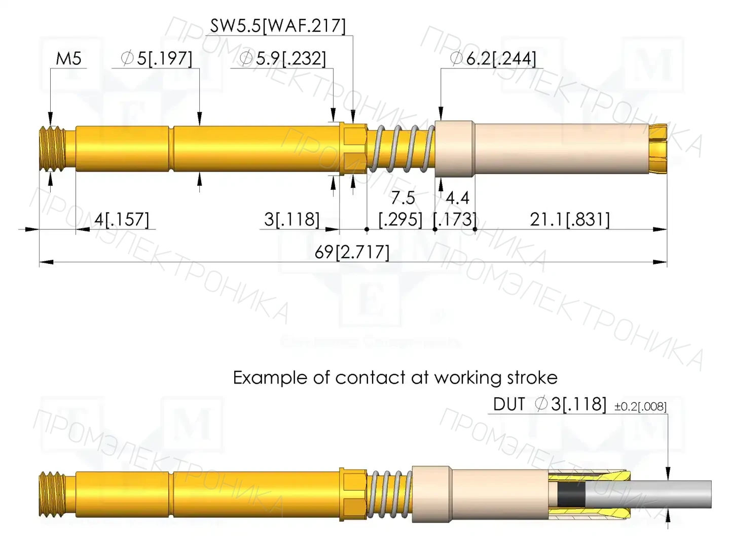 INGUN HKR-672 300 080 A 20004 M — Измерительные щупы