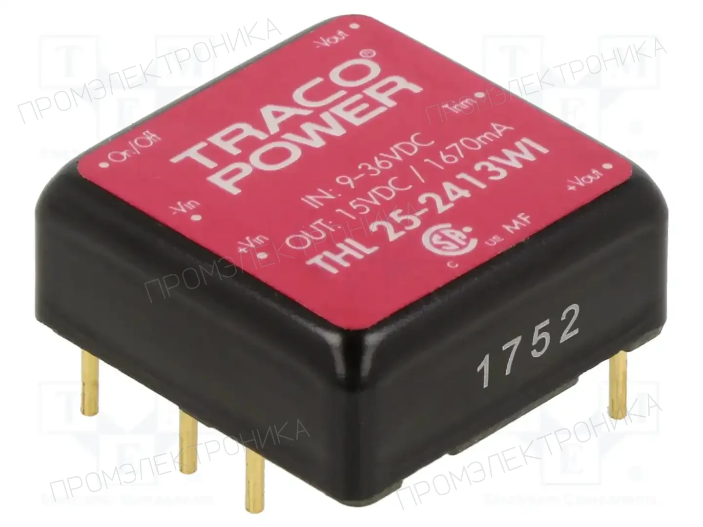 TRACO POWER THL 25-2413WI — Преобразователи DC/DC