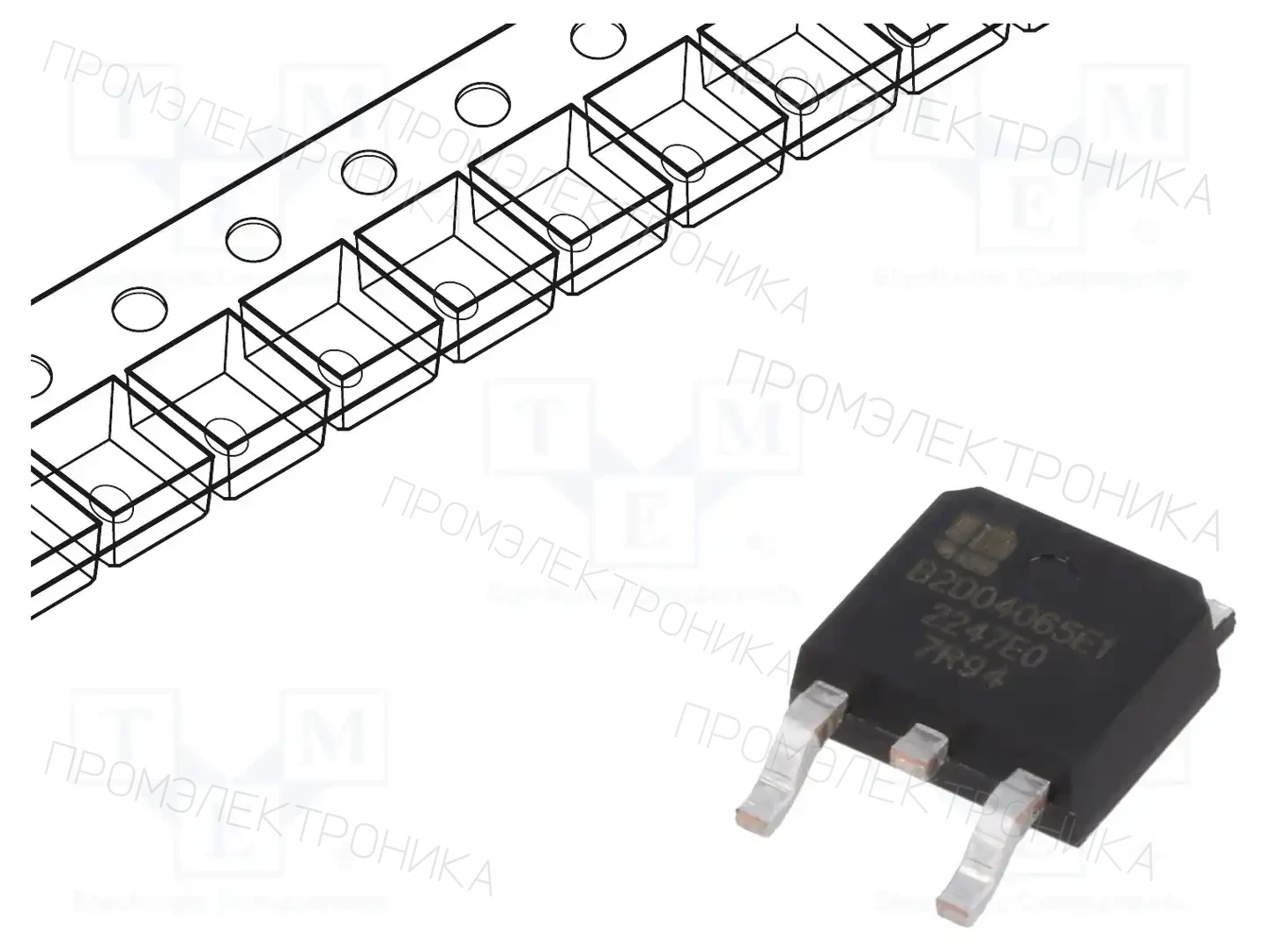 BASiC SEMICONDUCTOR B2D04065E1 — Диоды Шотки SMD