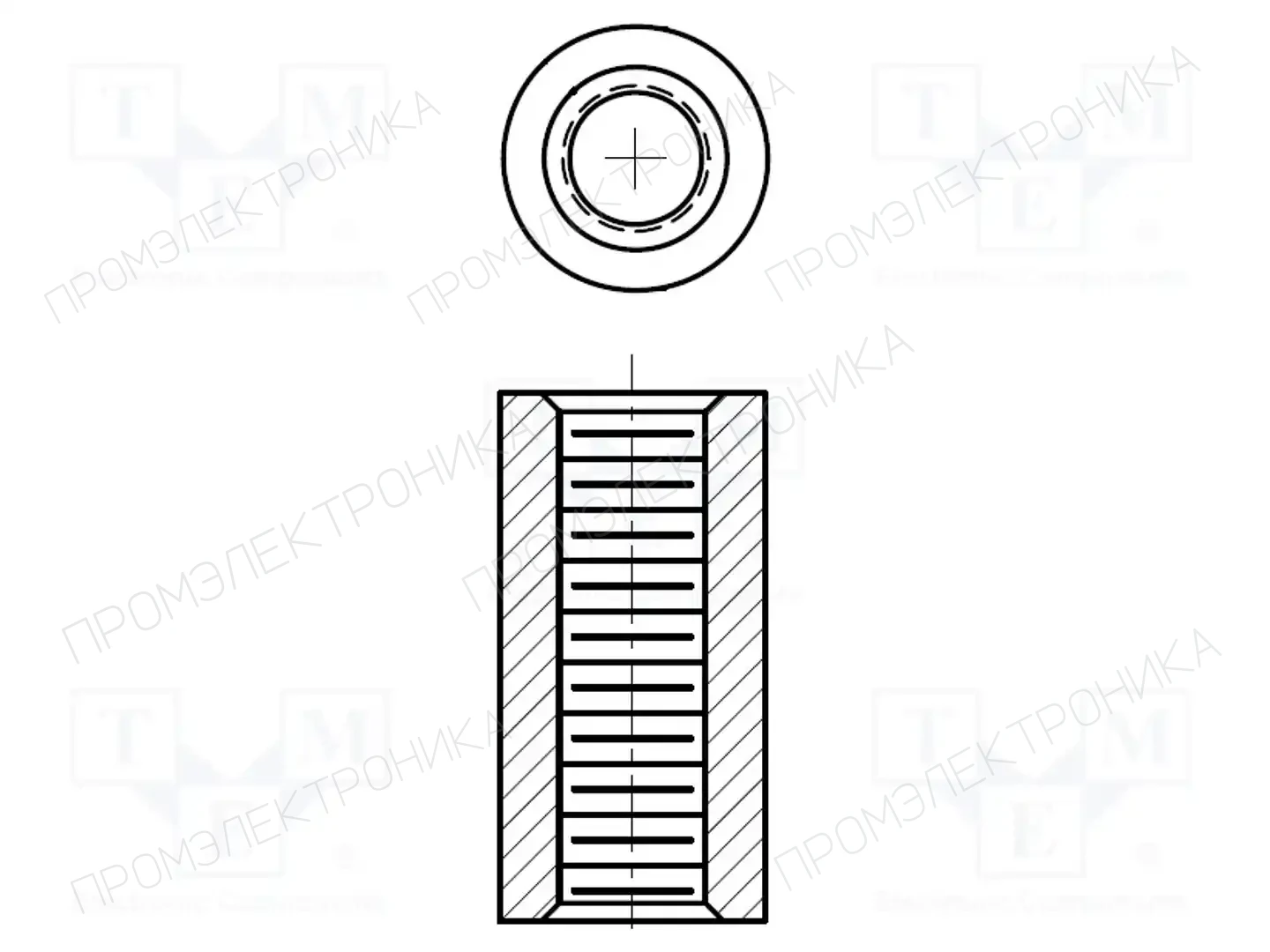 KEYSTONE 3494 — Элементы дистанционные металлические