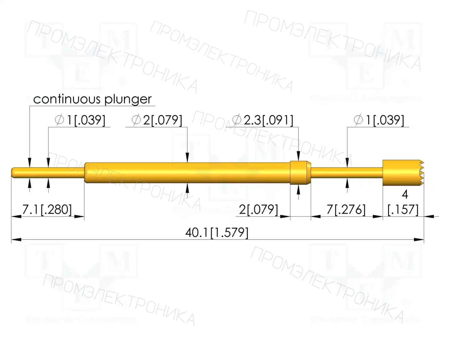INGUN GKS-502 356 250 A 0802 — Измерительные щупы