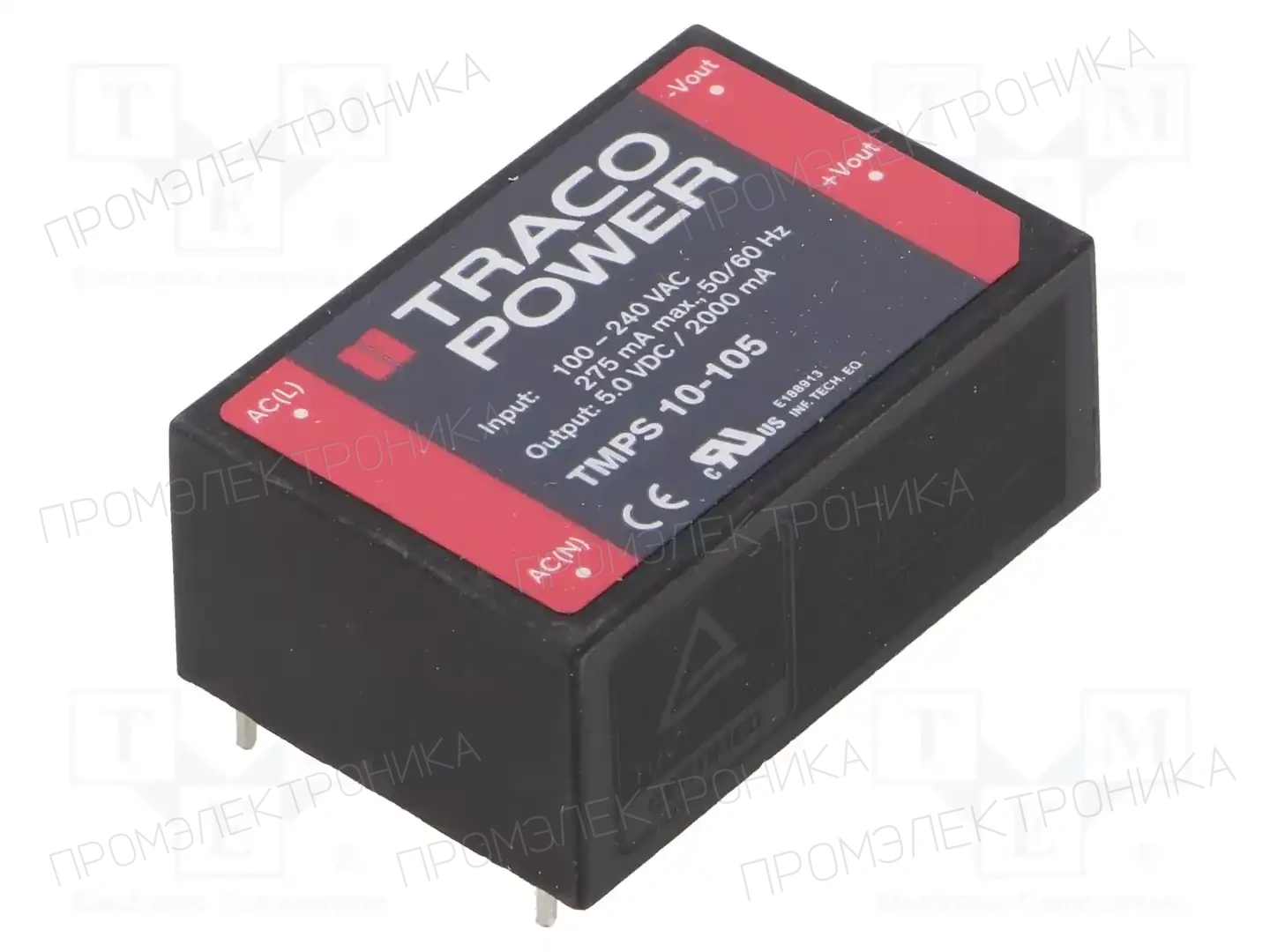 TRACO POWER TMPS 10-105 — Преобразователи AC/DC для PCB