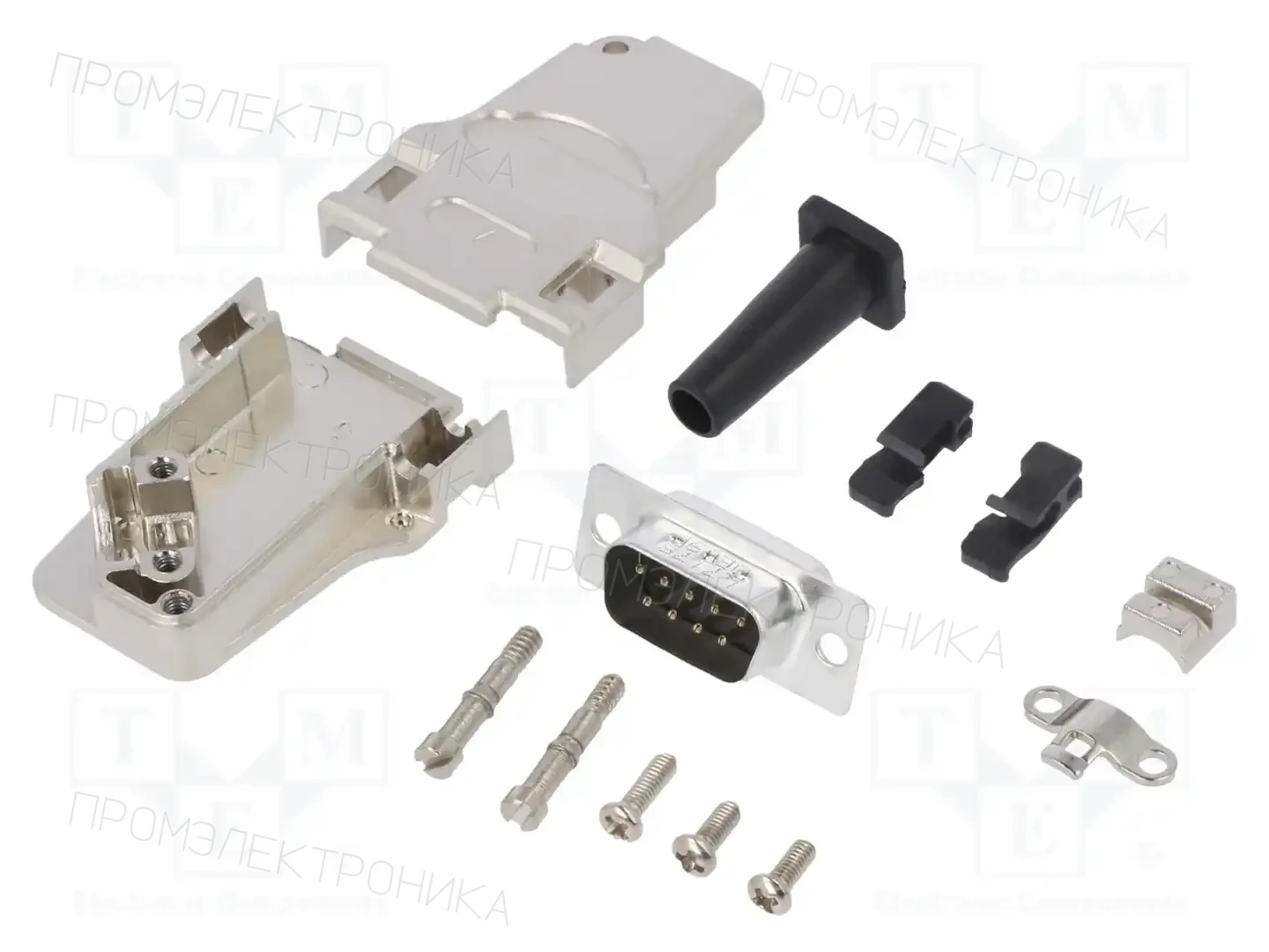 AMPHENOL COMMUNICATIONS SOLUTIONS L17D45ZF09-RG+L717SDE09P — Комплектные штекеры D-Sub