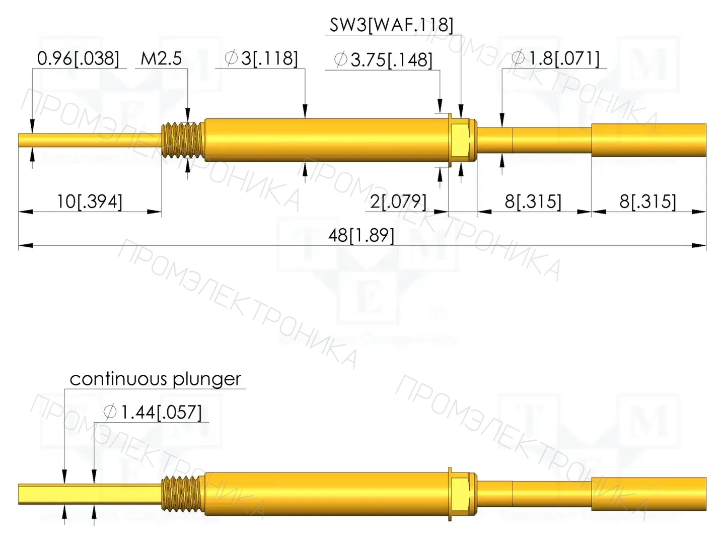 INGUN GKS-803 302 230 A 1502 M — Измерительные щупы