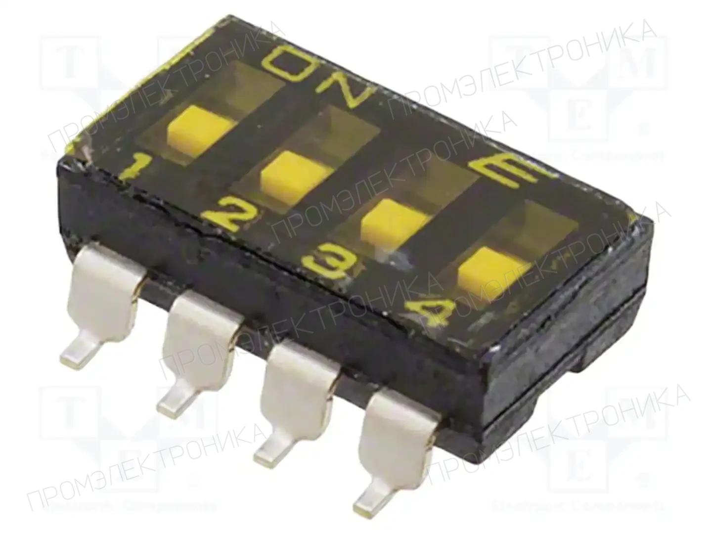 E-SWITCH KAE04TGGT — Переключатели типа Dip-Switch