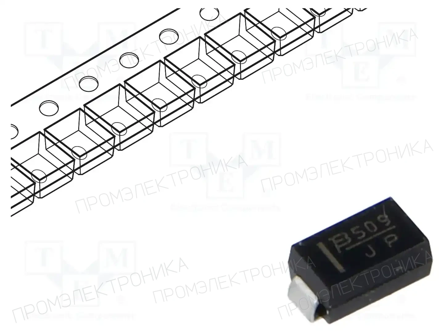 BOURNS SMAJ36A — Диоды TVS SMD однонаправленные