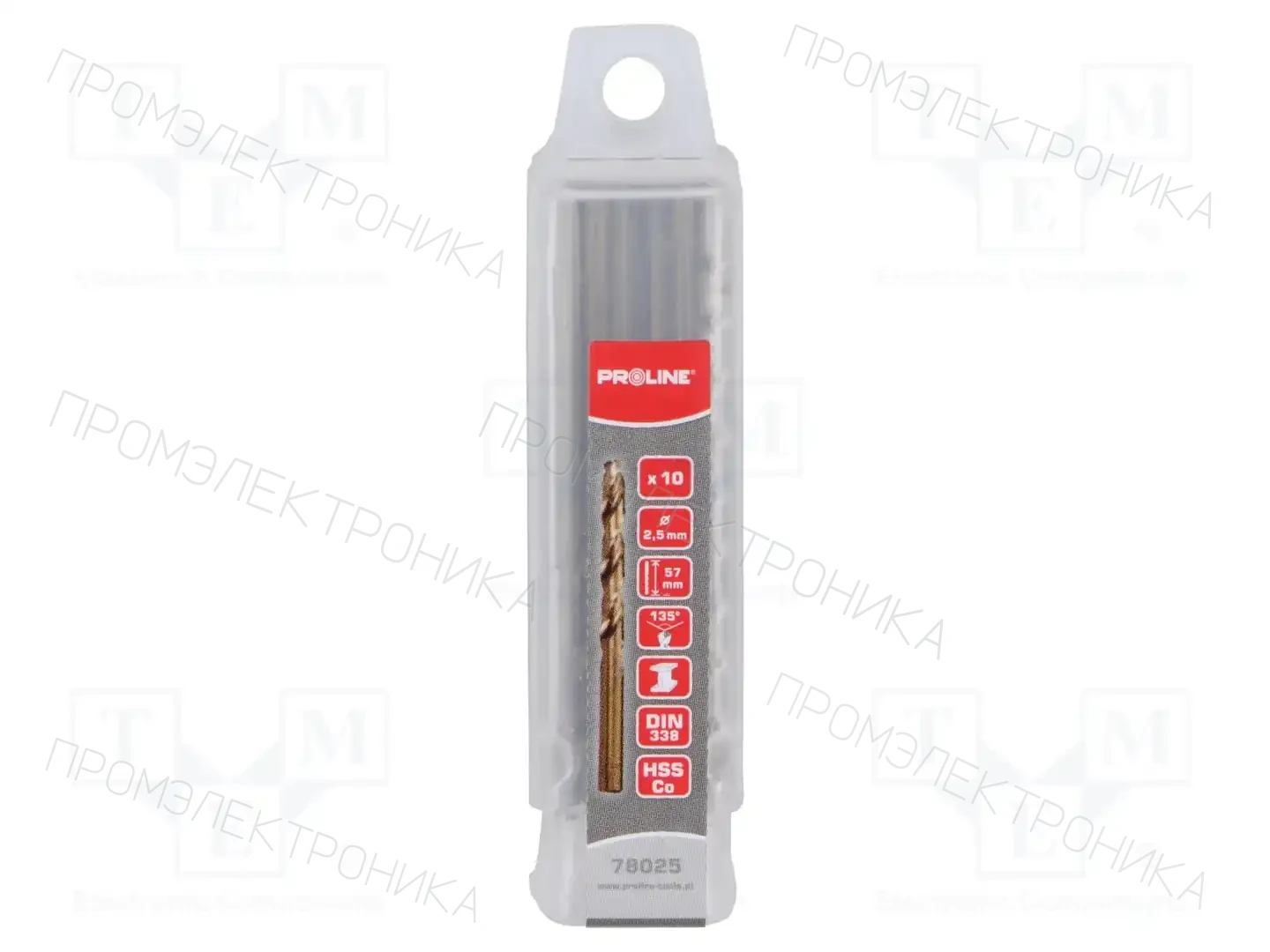 PROLINE 78025 — Сверла по металлу