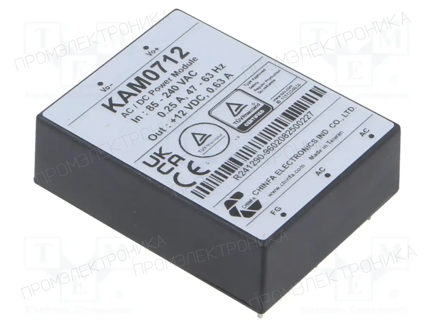 CHINFA ELECTRONICS KAM0712 — Преобразователи AC/DC для PCB
