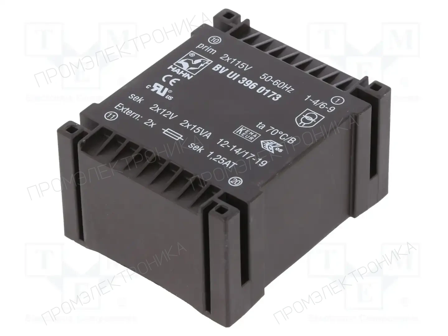 HAHN BV UI 396 0173 — Трансформаторы PCB