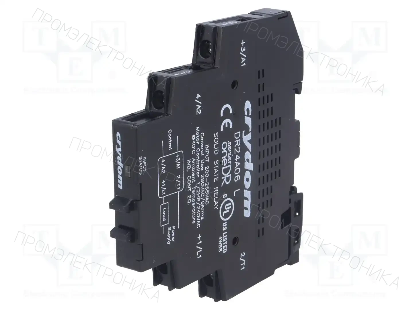 SENSATA / CRYDOM DR24A06 — Реле SSR однофазные